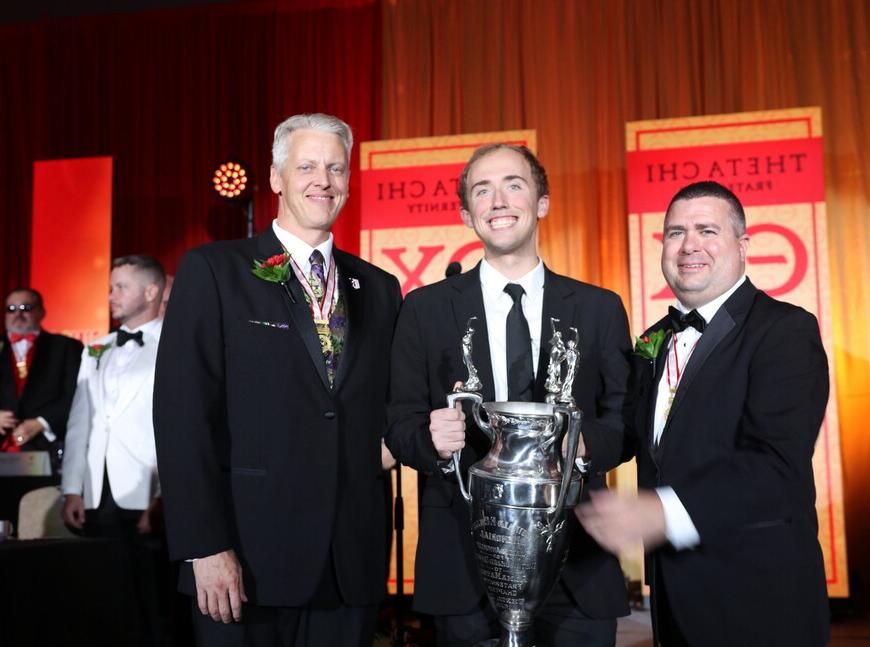 Michael Biertzer receives the Colley Award. 